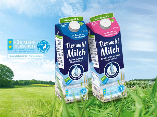 NordseeMilch Tierwohl Milch