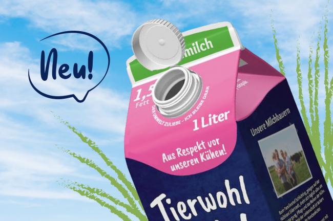 TierwohlMilch mit der neuen T-Cap